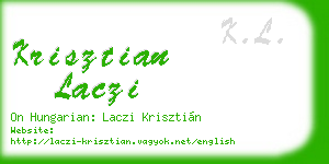 krisztian laczi business card